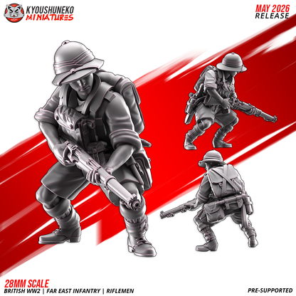British WW2 Far East Riflemen