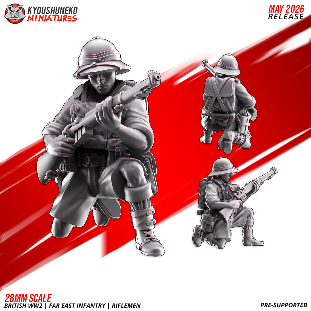 British WW2 Far East Riflemen