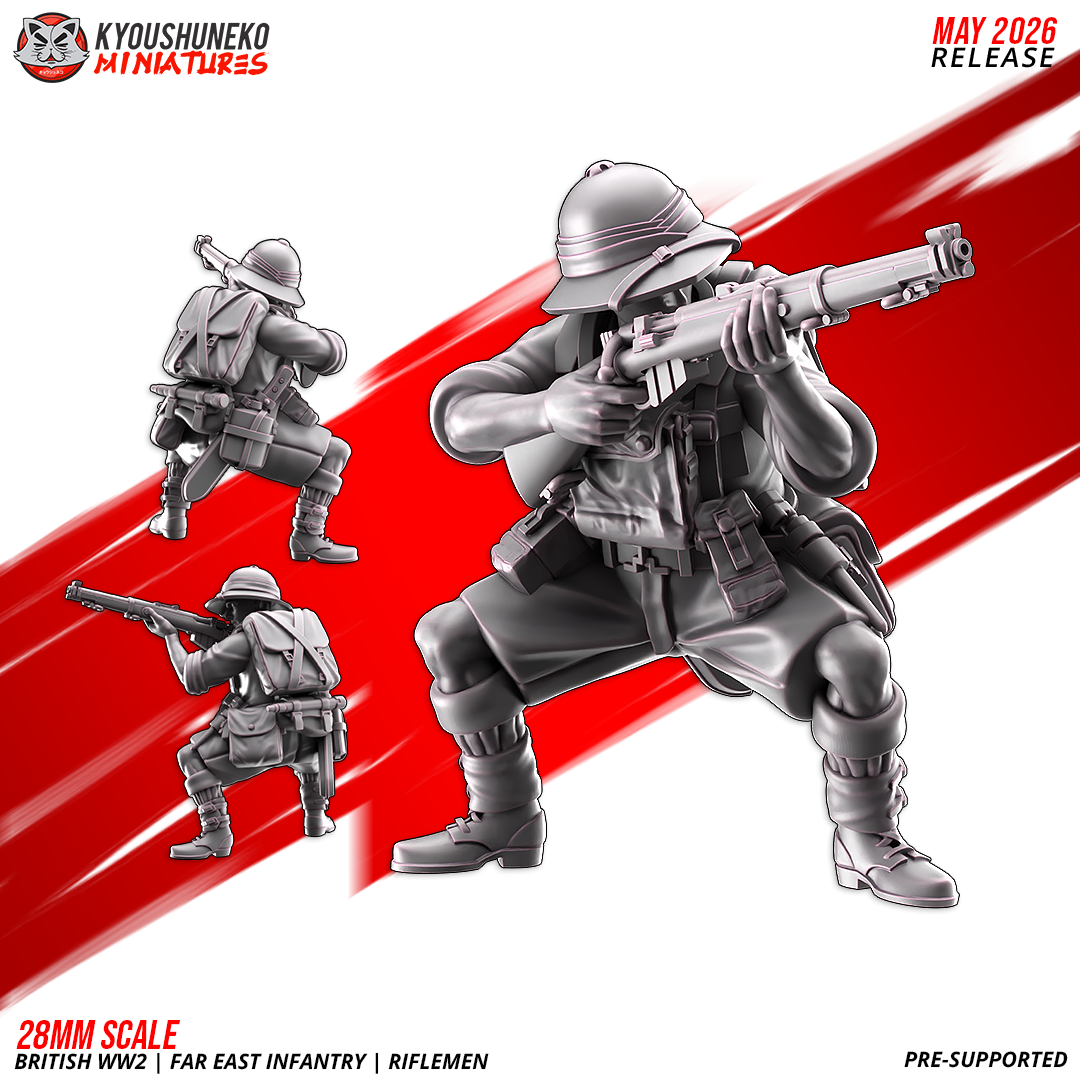 British WW2 Far East Riflemen