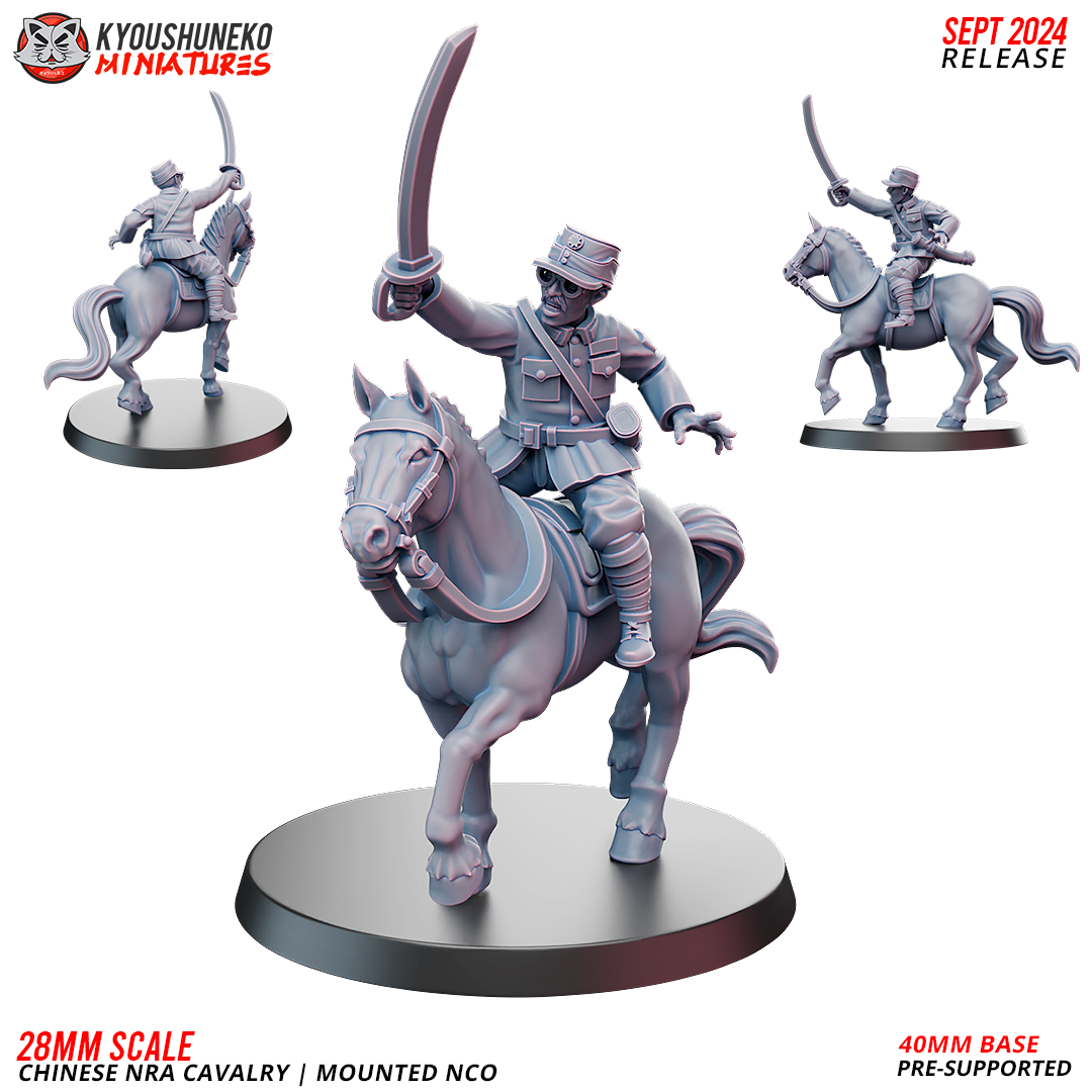 Chinese NRA Infantry - Mounted NCO | China Burma India Theater | Kyoushuneko