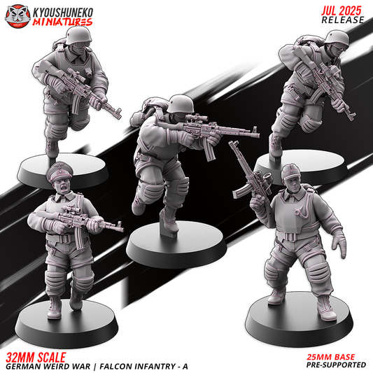 German Falcon Infantry - Squad A | Weird War II | Germany | Kyoushuneko