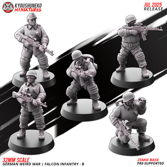 German Falcon Infantry - Squad B | Weird War II | Germany | Kyoushuneko