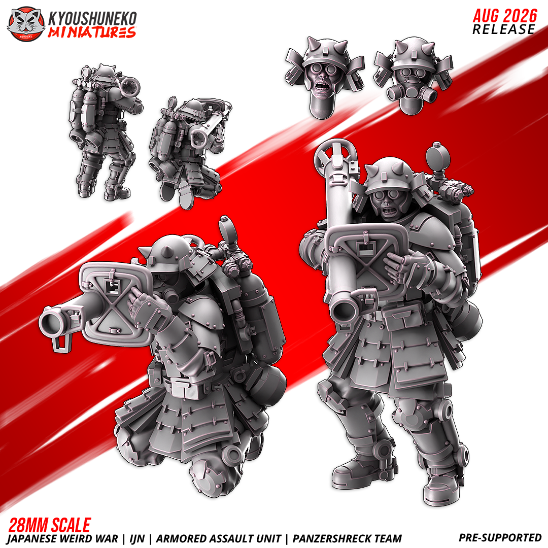 IJN Armored Assault Panzerschreck Team, full unit