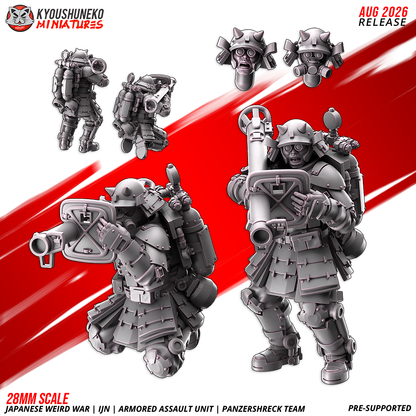 IJN Armored Assault Panzerschreck Team, full unit