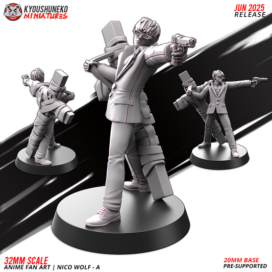 Nico Wolf | Anime Fan Art | Kyoushuneko