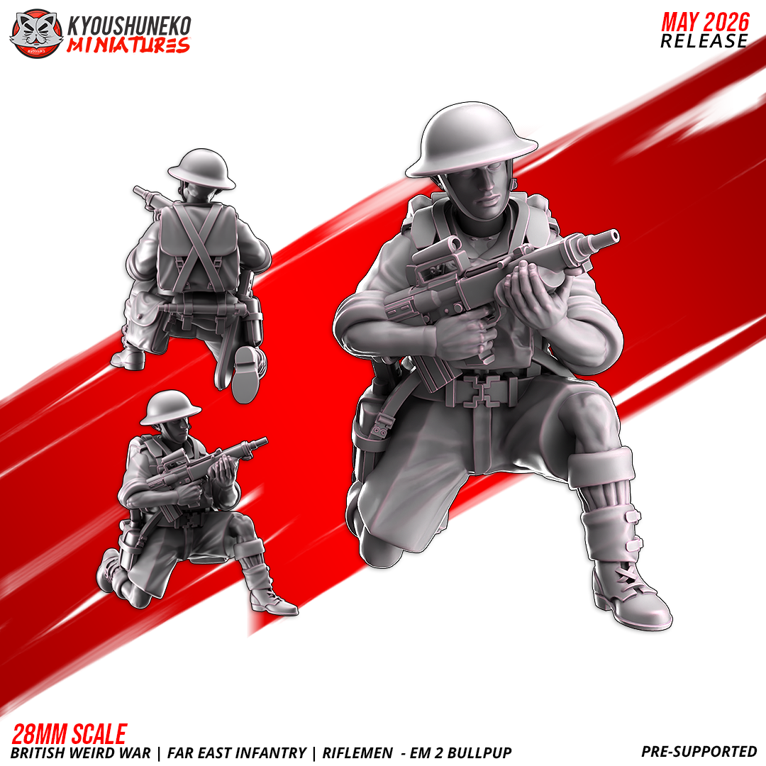 British Weird War | Far East Infantry | EM2 Bullpup Riflemen
