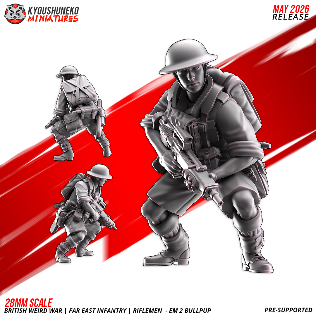 British Weird War | Far East Infantry | EM2 Bullpup Riflemen