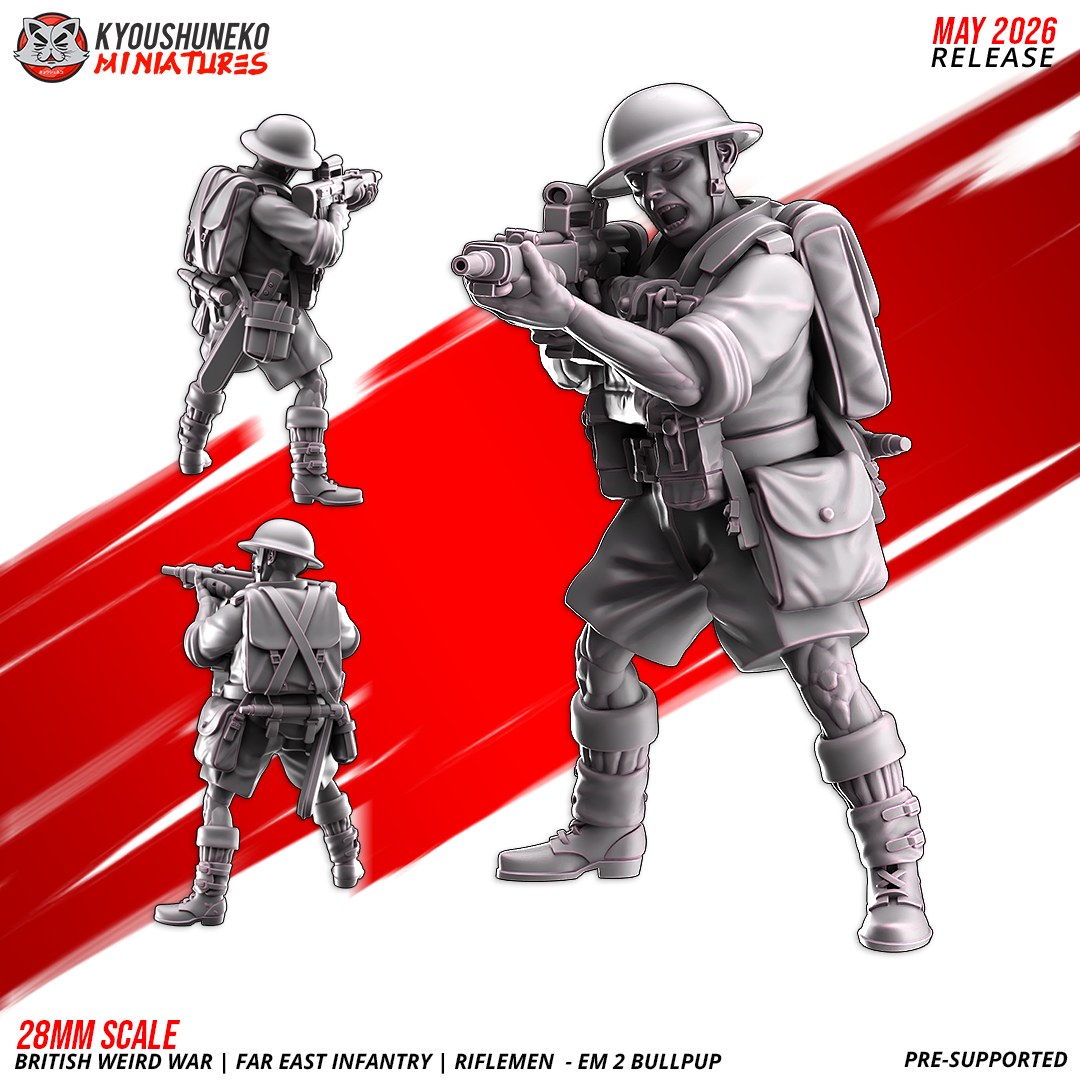 British Weird War | Far East Infantry | EM2 Bullpup Riflemen