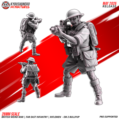 British Weird War | Far East Infantry | EM2 Bullpup Riflemen