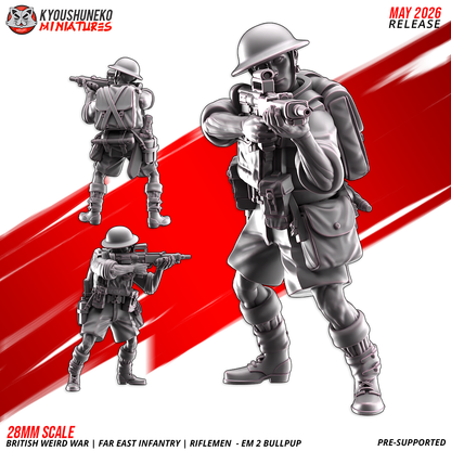 British Weird War | Far East Infantry | EM2 Bullpup Riflemen