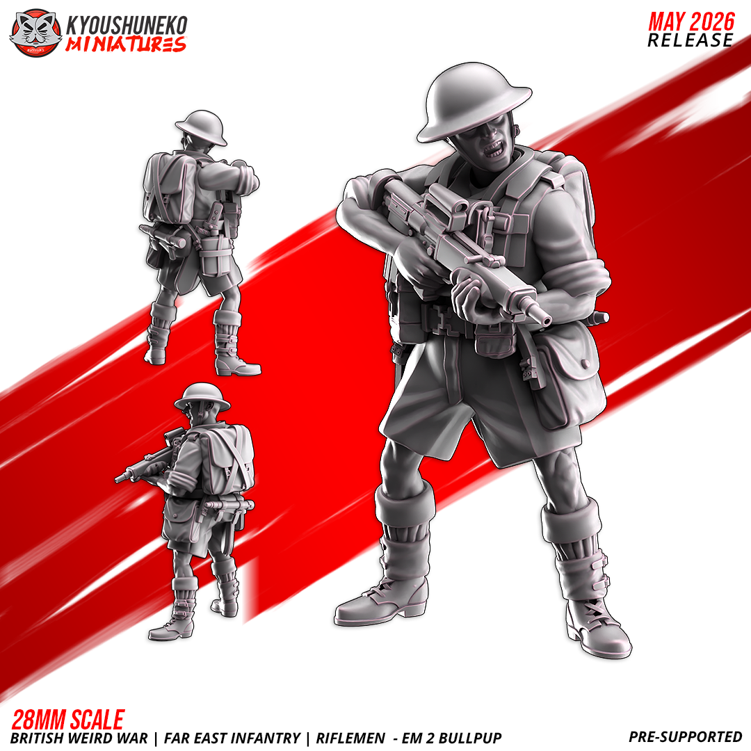 British Weird War | Far East Infantry | EM2 Bullpup Riflemen