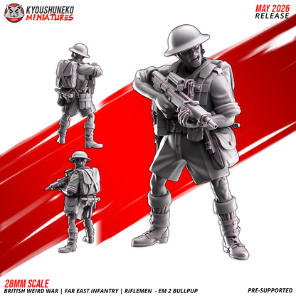 British Weird War | Far East Infantry | EM2 Bullpup Riflemen