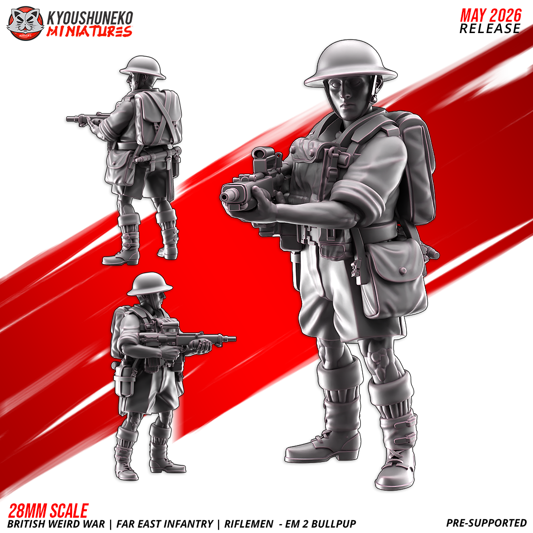 British Weird War | Far East Infantry | EM2 Bullpup Riflemen
