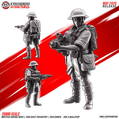 British Weird War | Far East Infantry | EM2 Bullpup Riflemen