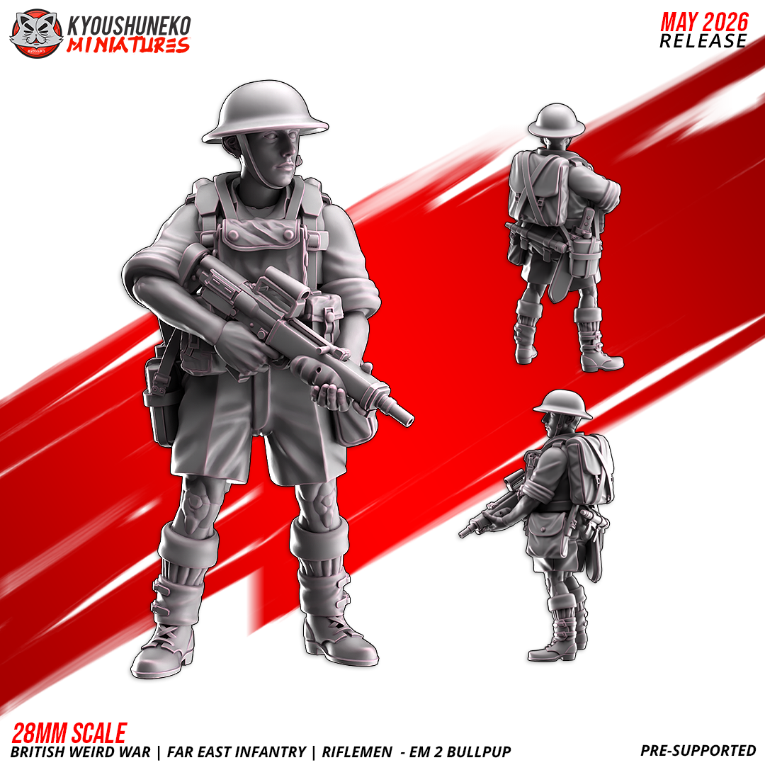 British Weird War | Far East Infantry | EM2 Bullpup Riflemen