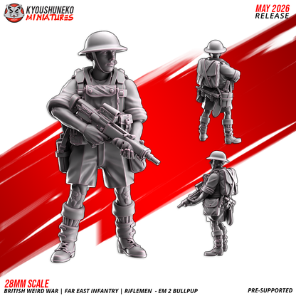 British Weird War | Far East Infantry | EM2 Bullpup Riflemen