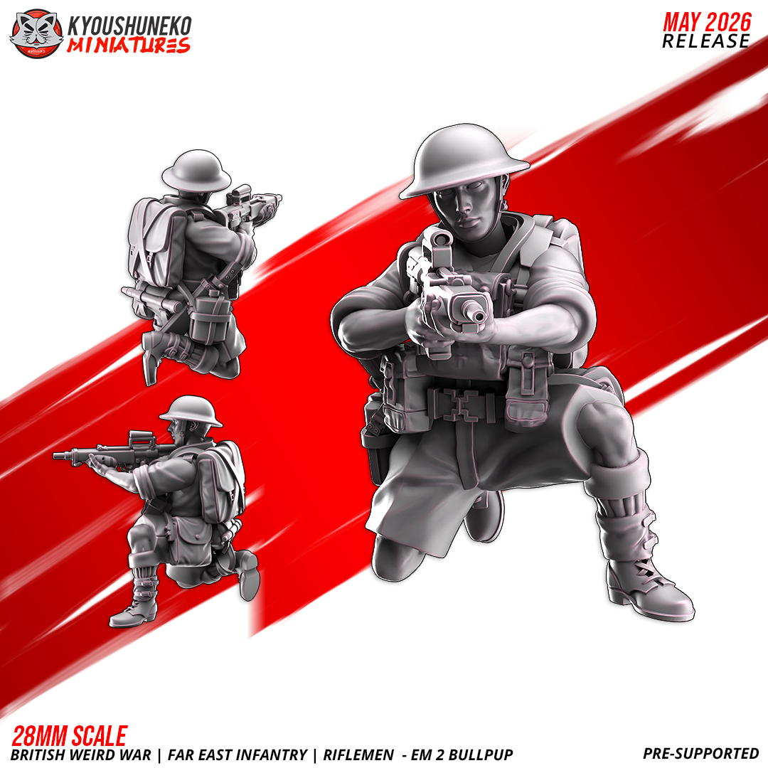 British Weird War | Far East Infantry | EM2 Bullpup Riflemen