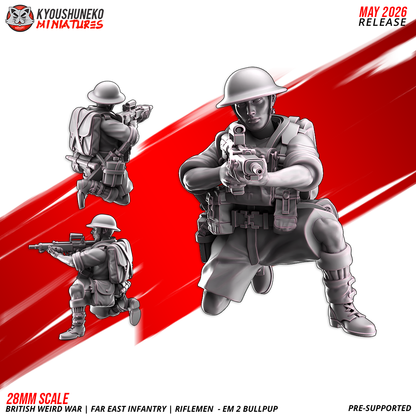 British Weird War | Far East Infantry | EM2 Bullpup Riflemen