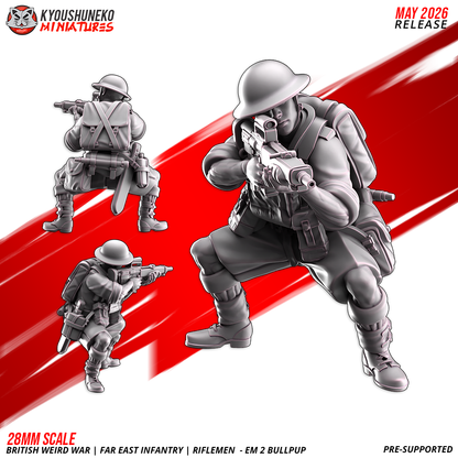British Weird War | Far East Infantry | EM2 Bullpup Riflemen