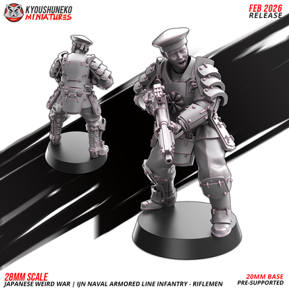 Japanese Weird War IJN Naval Armored Line Infantry – Riflemen