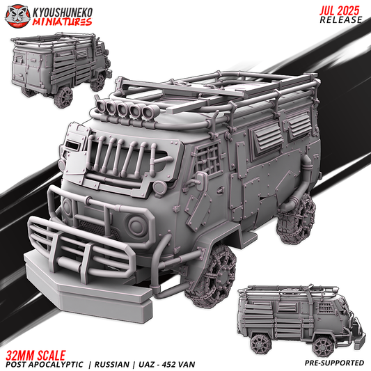 Post Apocalyptic UAZ - 452 Van | Post Apocalyptic Russia | Kyoushuneko