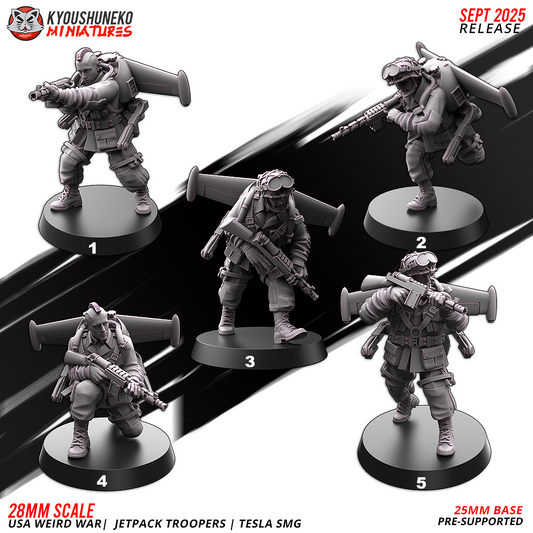 USA Jetpack Tesla SMG Troopers