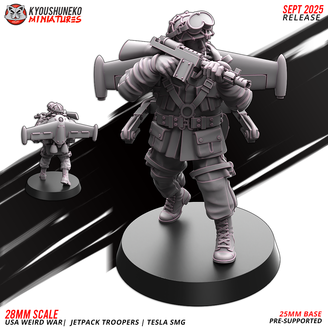 USA Jetpack Tesla SMG Troopers