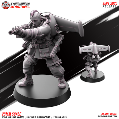 USA Jetpack Tesla SMG Troopers