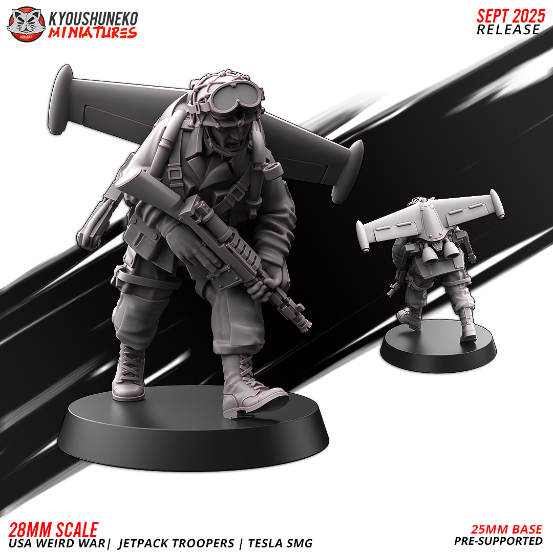 USA Jetpack Tesla SMG Troopers