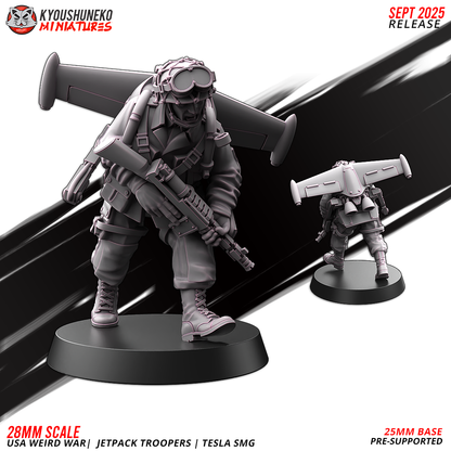 USA Jetpack Tesla SMG Troopers