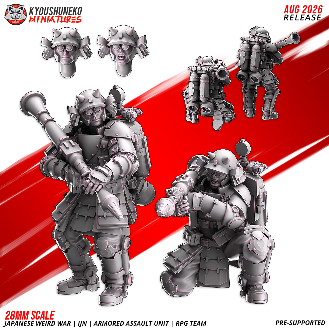 IJN Armored Assault RPG Team, full unit