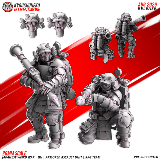 IJN Armored Assault RPG Team, full unit