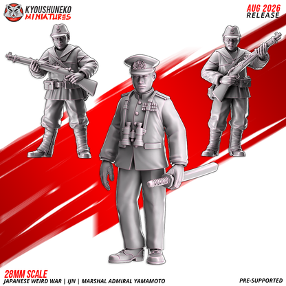 IJN Marshal Admiral Yamamoto command group, full unit