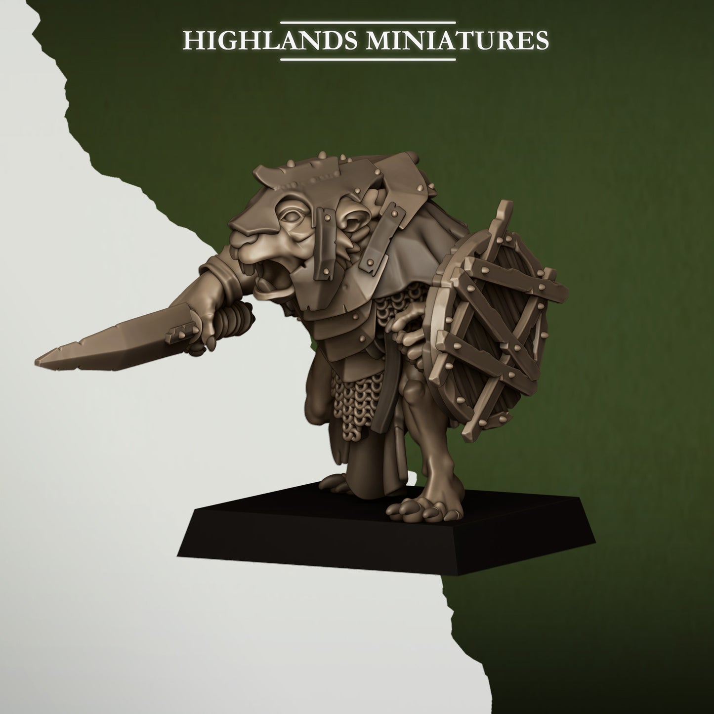 Sewer Rats Command Group | Sewer Vermin | Highlands Miniatures