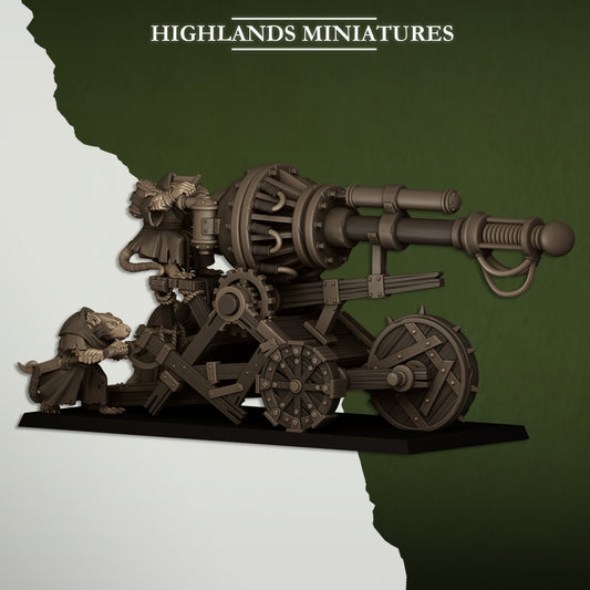 Sewer Vermin Cannon | Sewer Vermin | Highlands Miniatures