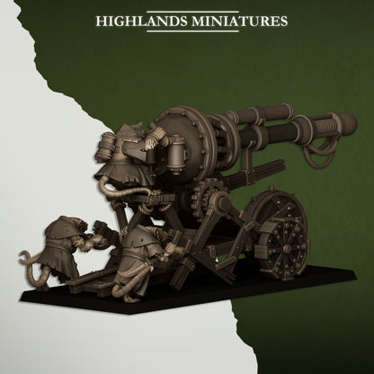 Sewer Vermin Cannon | Sewer Vermin | Highlands Miniatures