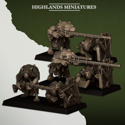 Shooters Unit | Sewer Vermin | Highlands Miniatures