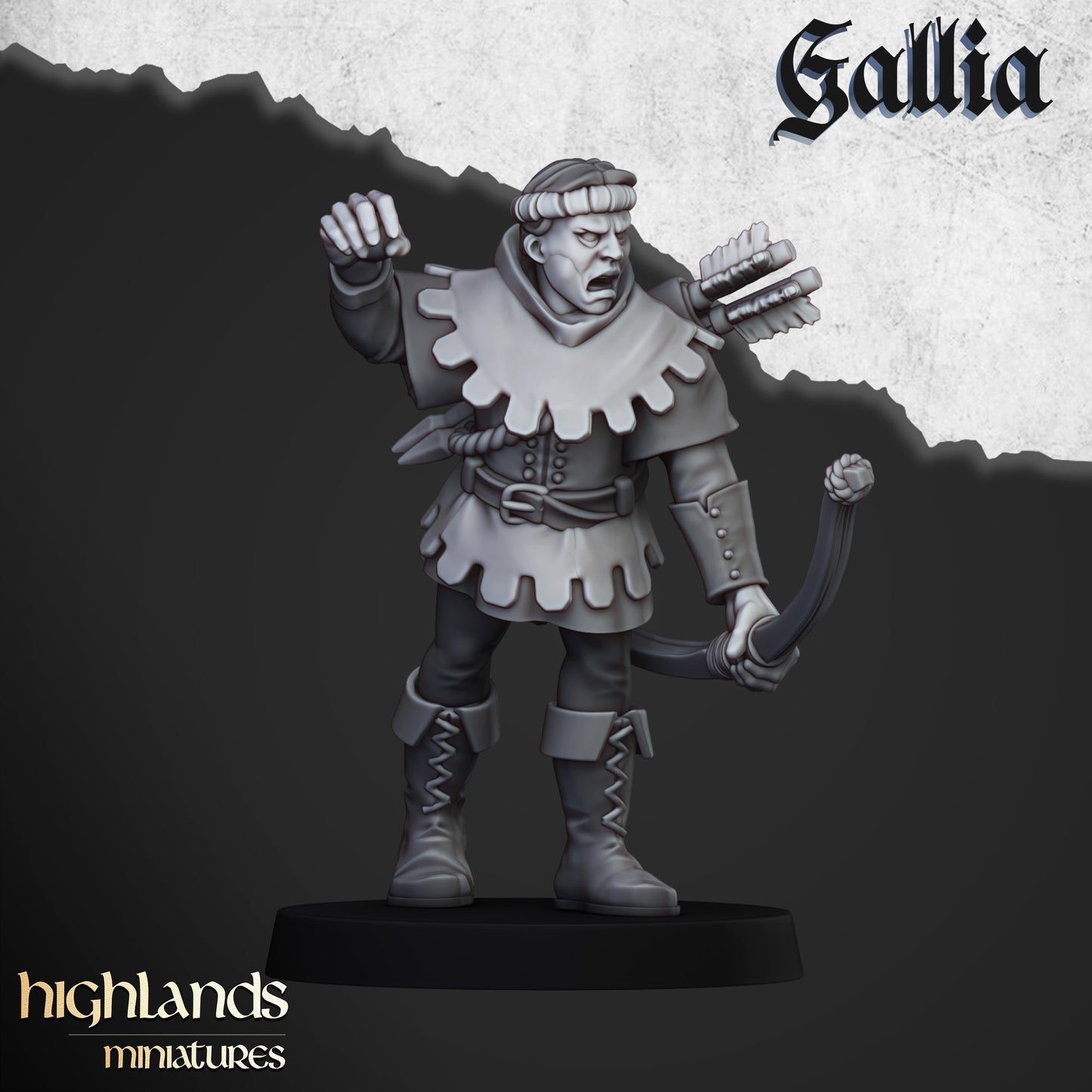 Sherwood Archers | Gallia, the Medieval Kingdom | Highlands Miniatures