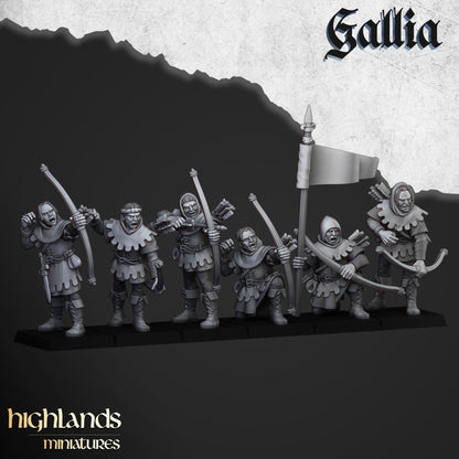 Sherwood Archers | Gallia, the Medieval Kingdom | Highlands Miniatures