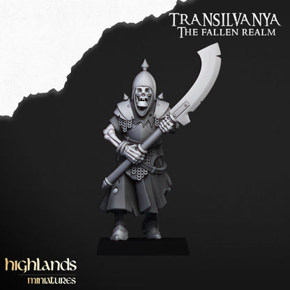 Skeletal Guard (Great Weapons) | Transilvanya - The Fallen Realm | Highlands Miniatures