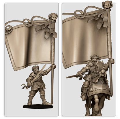 Mounted Battle Standard Bearer