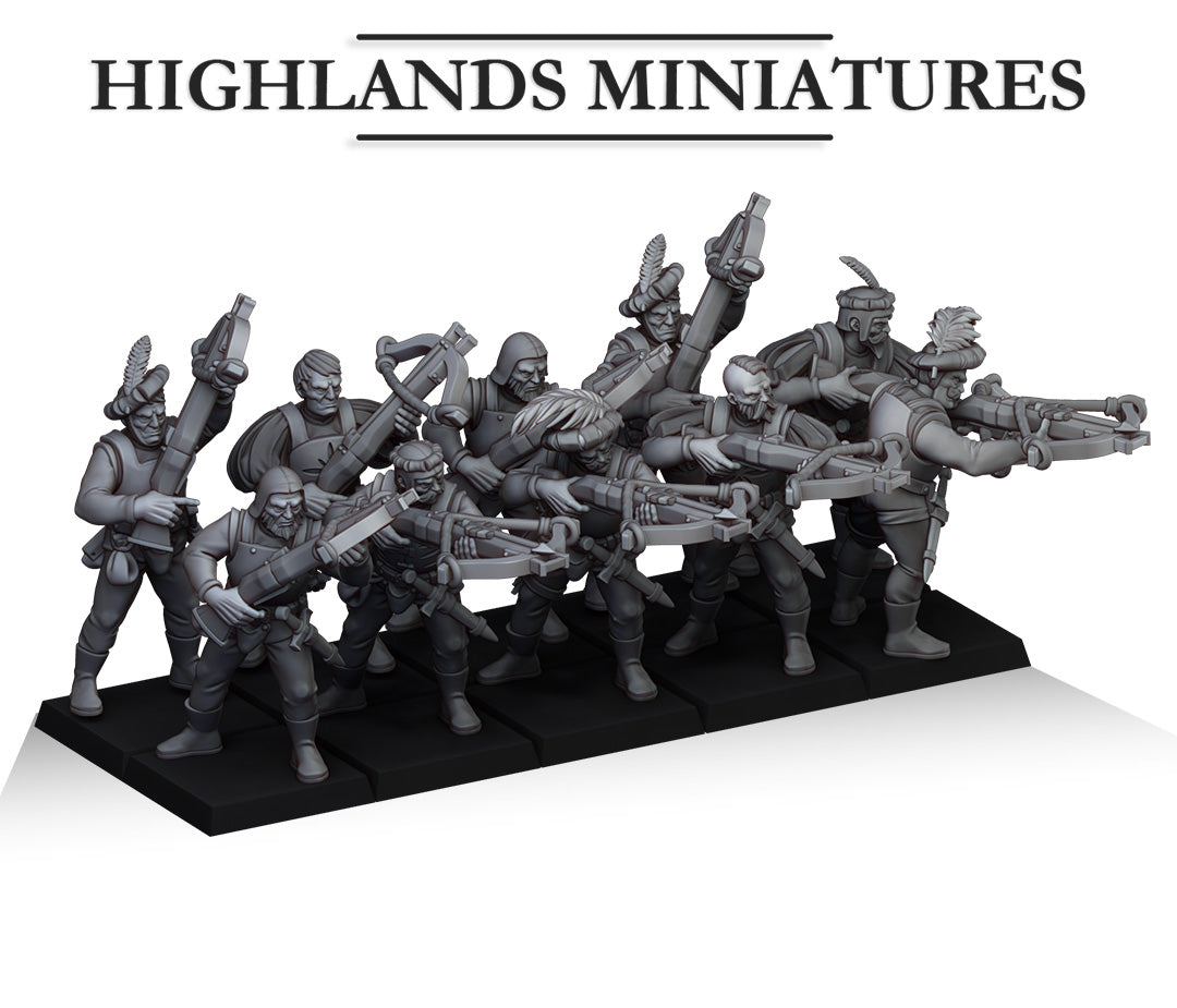 Crossbowmen - Updated | Sunland, Empire of the Sun | Highlands Miniatures