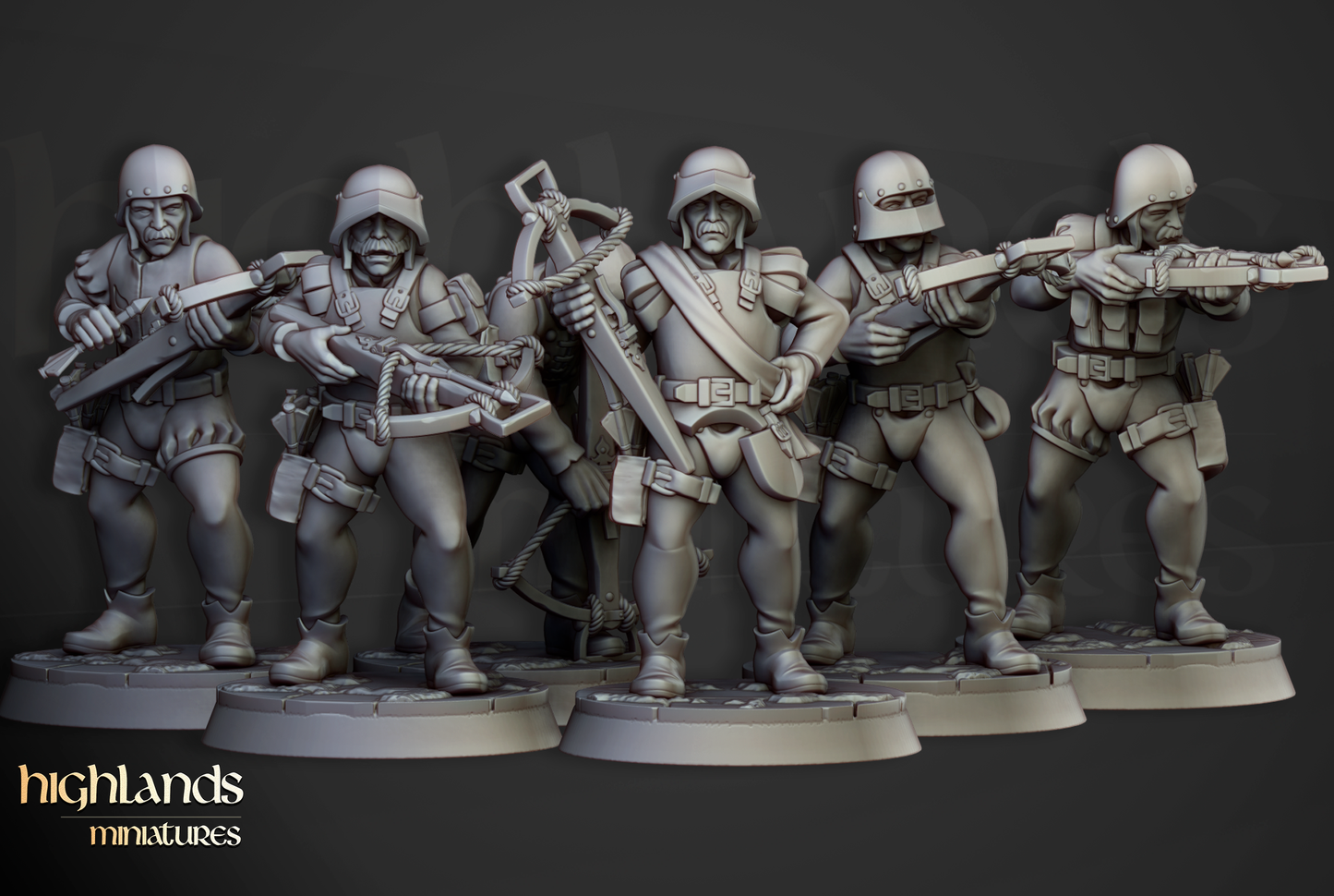 Sunland Crossbowmen | Sunland, Empire of the Sun | Highlands Miniatures