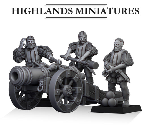 Sunland Great Cannon | Sunland, Empire of the Sun | Highlands Miniatures