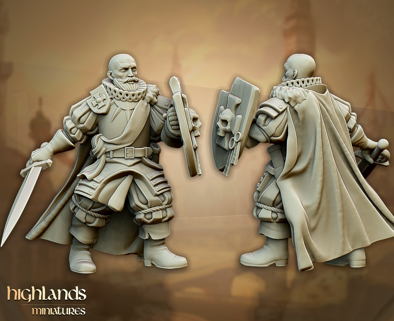 Sunland Imperial Hero | Sunland, Empire of the Sun | Highlands Miniatures