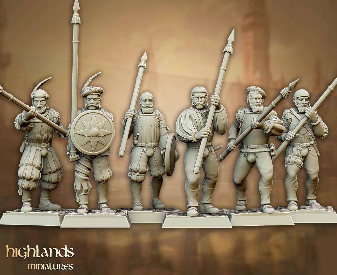 Imperial Troops | Sunland, Empire of the Sun | Highlands Miniatures