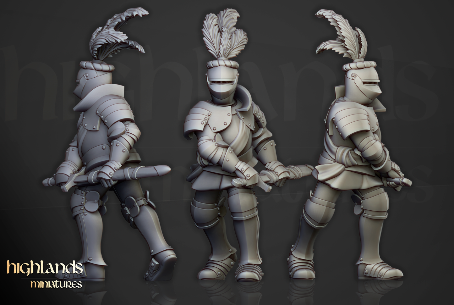 Sunland Knights | Sunland, Empire of the Sun | Highlands Miniatures