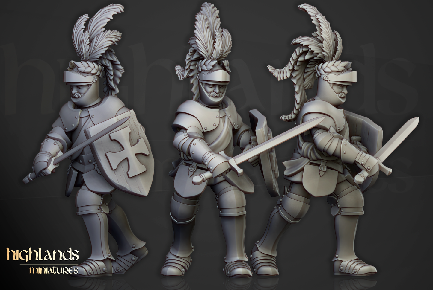 Sunland Knights | Sunland, Empire of the Sun | Highlands Miniatures