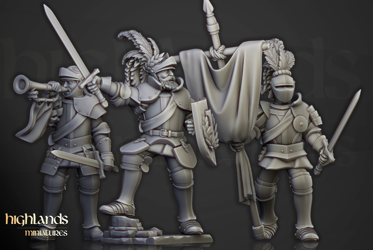 Sunland Knights | Sunland, Empire of the Sun | Highlands Miniatures