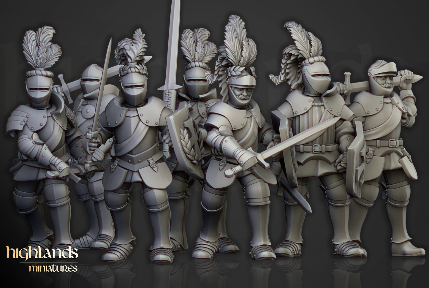 Sunland Knights | Sunland, Empire of the Sun | Highlands Miniatures